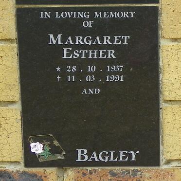 BAGLEY Margaret Esther 1937-1991