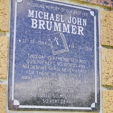 BRUMMER Michael John 1944-2009