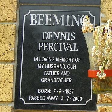 BEEMING Dennis Percival 1927-2000