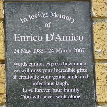 D'AMICO Enrico 1983-2007