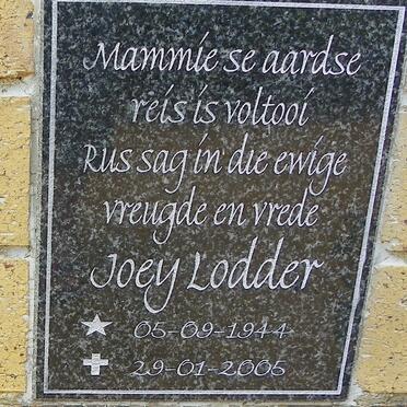 LODDER Joey 1944-2005