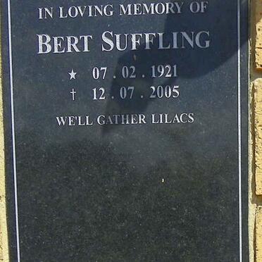 SUFFLING Bert 1921-2005