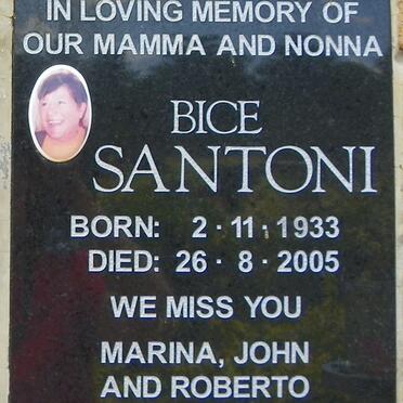 SANTONI Bice 1933-2005