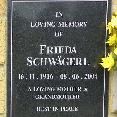 SCHWÄGERL Frieda 1906-2004