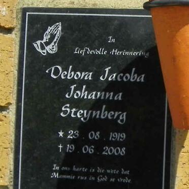 STEYNBERG Debora Jacoba Johanna 1919-2008