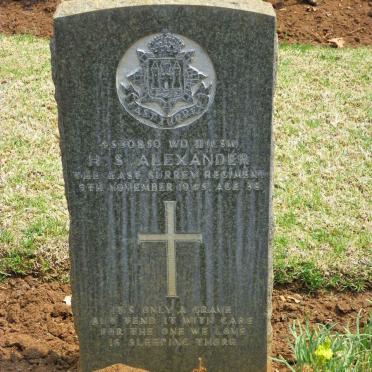 ALEXANDER H.S. -1945