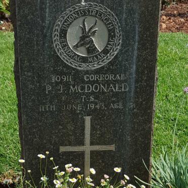 MCDONALD P.J. -1943