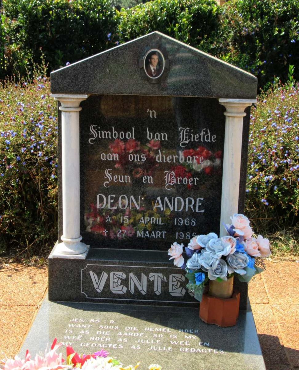 VENTER Deon Andre 1968-1985