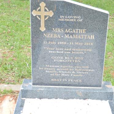 MAMATTAH Agathe, NZEBA- 1959-2018