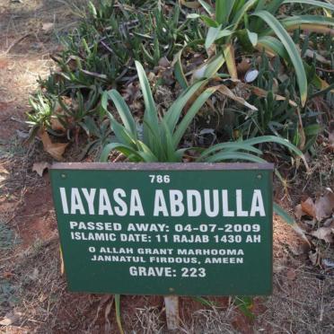 ABDULLA Iayasa -2009