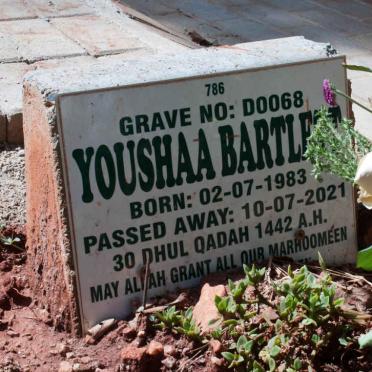 BARTLETT Youshaa 1983-2021