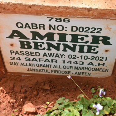 BENNIE Amier -2021