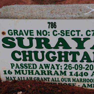 CHUGHTAI Suraya -2018