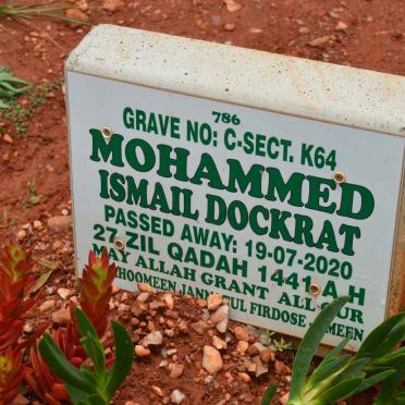 DOCKRAT Mohammed Ismail -2020