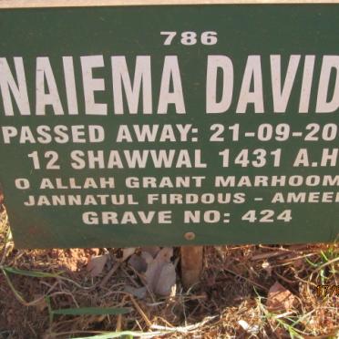 DAVIDS Naiema -2010