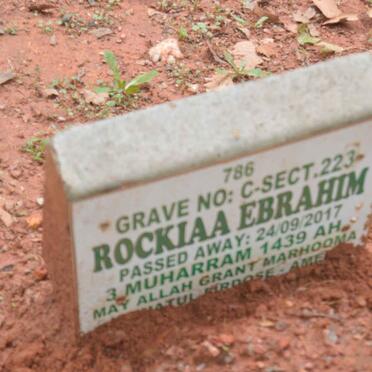 EBRAHIM Rockiaa -2017