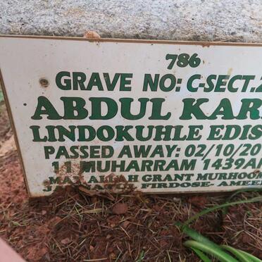 EDISON Abdul Karim Lindokuhle -2017