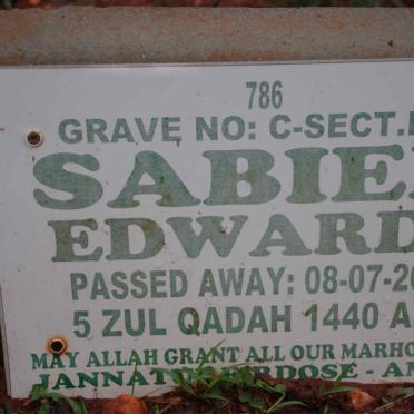 EDWARDS Sabier -2019