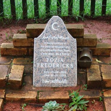 FREDERICKS Fozia 2009-2018