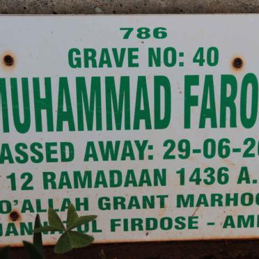 FAROOQ Muhammad -2015