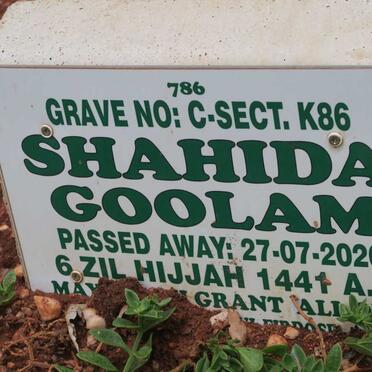 GOOLAM Shahida -2020
