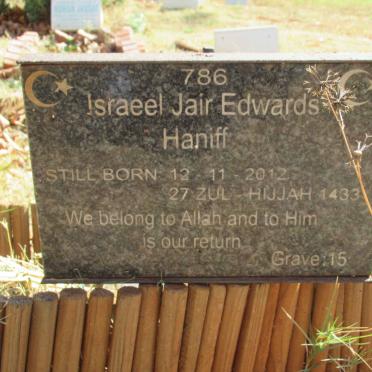 HANIFF Israel Jair Edwards 2012-2012