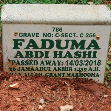 HASHI Faduma Abdi -2018