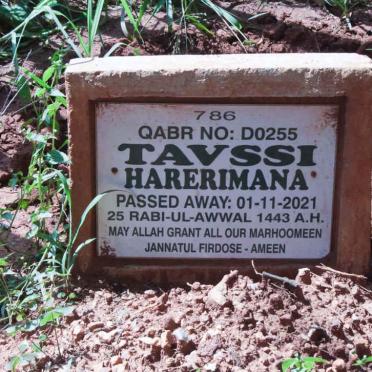 HARERIMANA Tavssi -2021