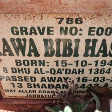 HASSIM Hawa Bibi 1945-2022