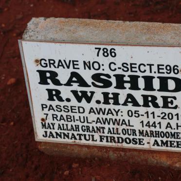 HARE Rashid R.W. -2019