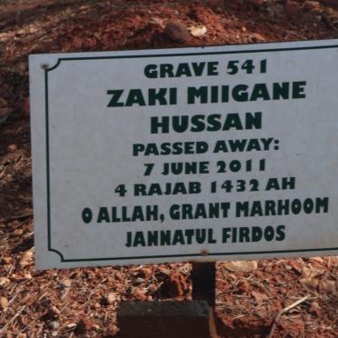 HUSSAN Zaki Miigane -2011