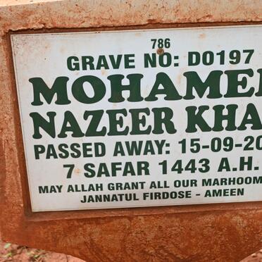 KHAN Mohamed Nazeer -2021