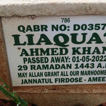 LIAQUAT Ahmed Khan -2022