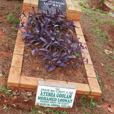 LOONAT Ayesha Goolman Mohamed -2017