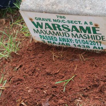 MASHIDE Warsame Maxamud -2017