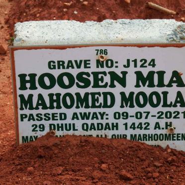 MOOLA Hoosen Mia Mahomed -2021