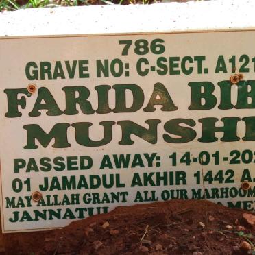 MUNSHI Farida Bibi -2021