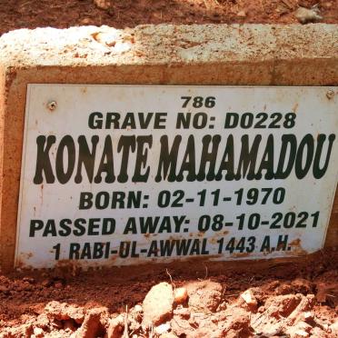 MAHAMADOU Konate 1970-2021