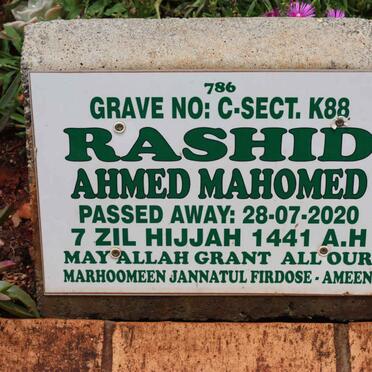 MAHOMED Rashid Ahmed -2020