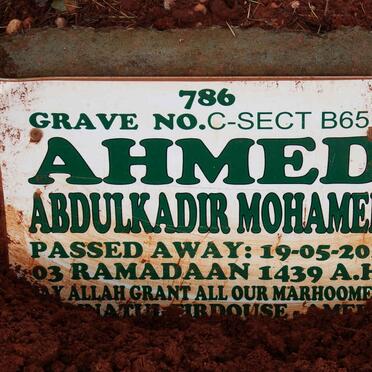 MOHAMED Ahmed Abdulkadir -2018