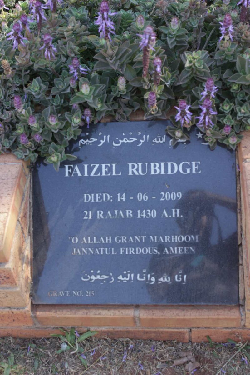 RUBIDGE Faizel -2009