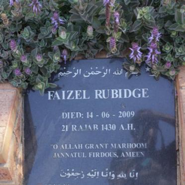 RUBIDGE Faizel -2009