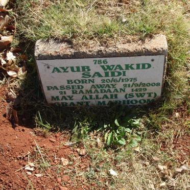 SAIDI Ayub Wakid -2008