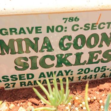 SICKLES Amina Goondie -2020