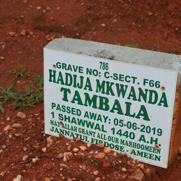 TAMBALA Hadija Mkwanda -2019