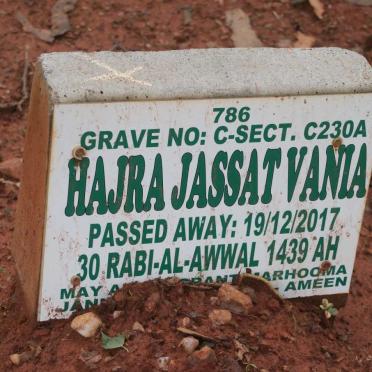 VANIA Hajra Jassat -2017