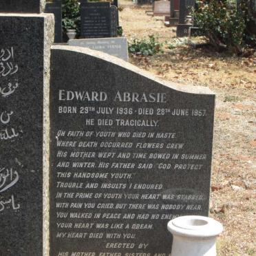 ABRASIE Phillip B. 1909-1967 &amp; Angeline 1914-1976 :: ABRASIE Edward 1936-1957