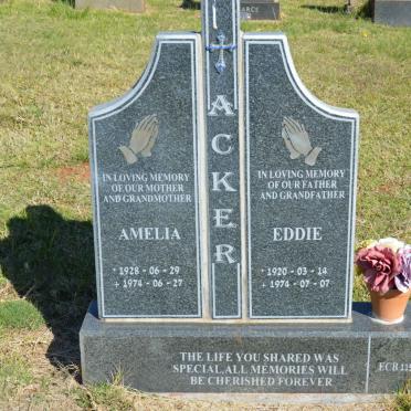ACKER Eddie 1920-1974 &amp; Amelia 1928-1974