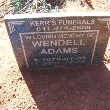 ADAMS Wendell 1979-2021