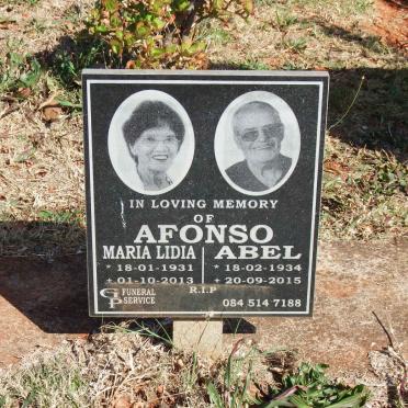 AFONSO Abel 1934-2015 &amp; Maria Lidia 1931-2013